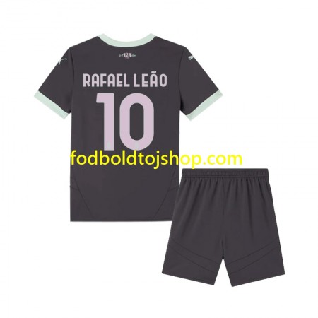 AC Milan Rafael Leao 10 Børn 3. Fodboldsæt 2024-25 S/S (+ Korte bukser)